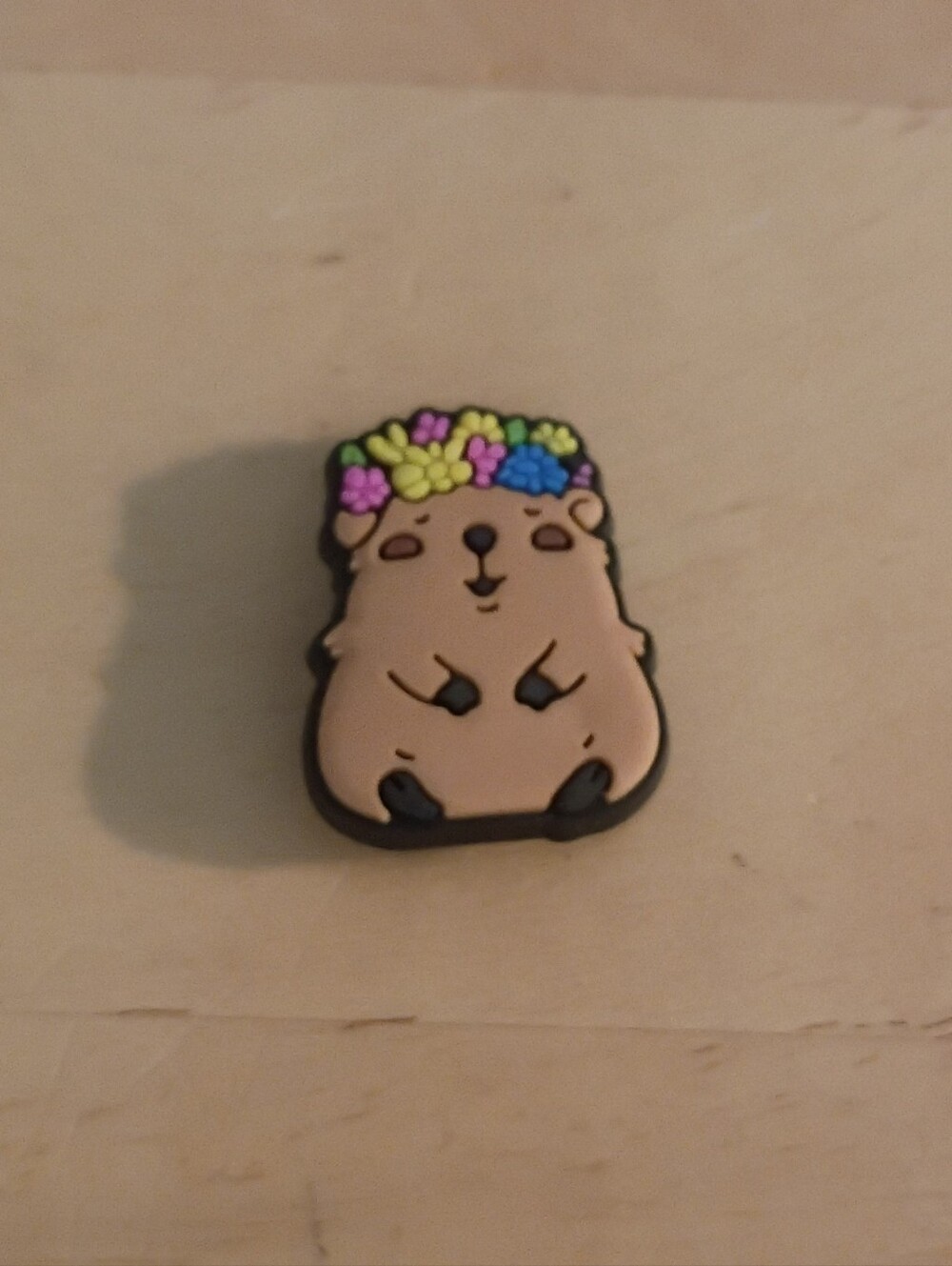 10 for $10 Jibbitz Croc Charms - Capybara w/ Floral Headdress 3 - New Shoe Charm